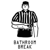 referee bathroom break