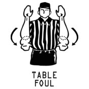 referee table foul