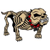 bulldog skeleton