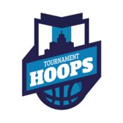Hoops Tournament Basketball logo template